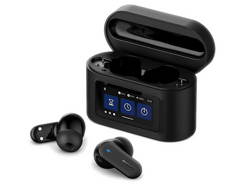 Słuchawki dokanałowe PHILIPS TAT6000BK/00 ANC Czarny