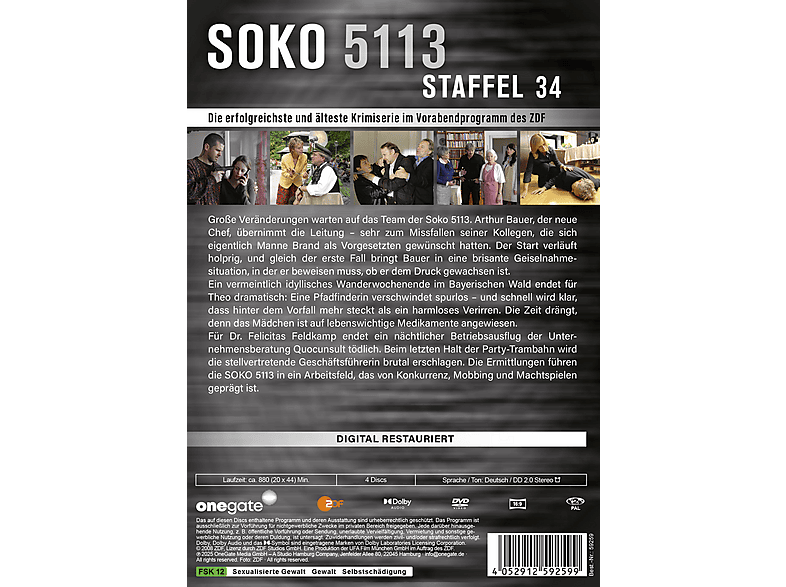 Thumbnail - Soko 5113 - Staffel 34 DVD