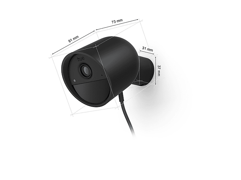 Thumbnail - PHILIPS Hue Secure Schwarz, Kabelgebundene, Smarte Kamera