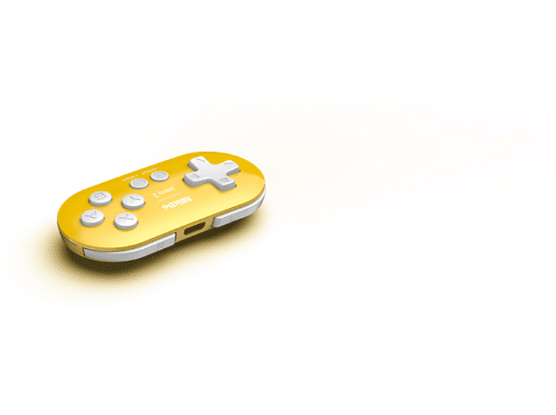 Thumbnail - 8BITDO ZERO 2 Gaming Controller Gelb für Android, Nintendo Switch, PC, MAC