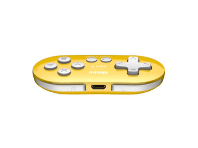 8BitDo ZERO 2 Gaming Controller Gelb für Android, Nintendo Switch, PC, MAC — Foto 4 von 5