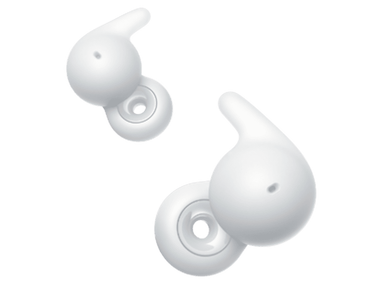 Auriculares True Wireless - Sony LinkBuds Open, Sonido Transparente, Bluetooth, 22 horas, iOS y Android, Google, Alexa, Siri, Abiertos, IPX4, Blanco