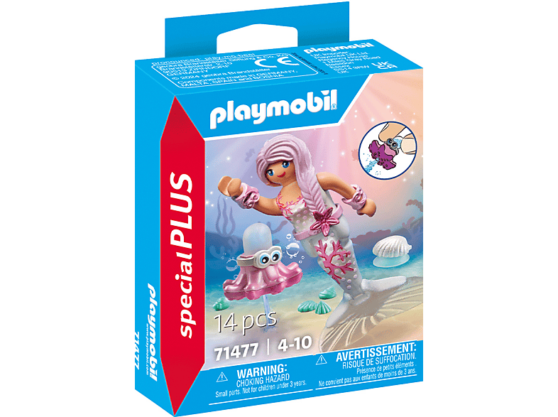 Playmobil 71477 Special Plus: Meerjungfrau mit Spritzkrake Spielset