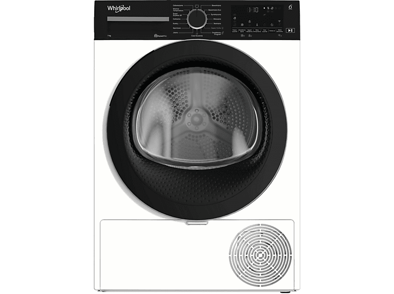 Suszarka z pompą ciepła WHIRLPOOL WSD74WBBPL Slim 47cm 7kg AI AdaptiveDry HomeWhiz