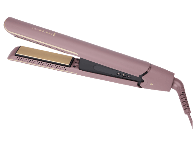 Plancha de pelo - Remington S8930 AIRvive™, Cerámica, Tecnología Iónica, 150- 230 °C, Rosa