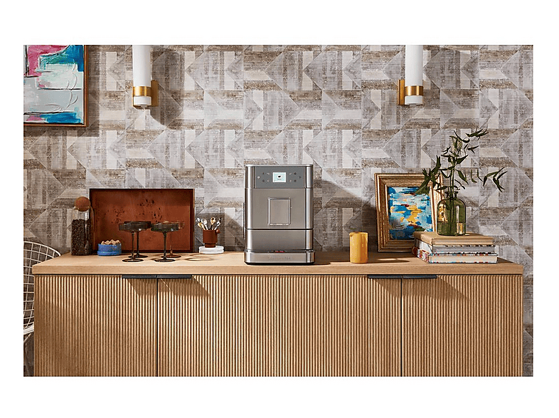 Cafetera express - KitchenAid 5KES8556ESX, 15 bar, 1450W, 2 Tazas, Pantalla a color de 6cm, Depósito 2.2L, Limpieza Automática, Acero inoxidable – imagen 2