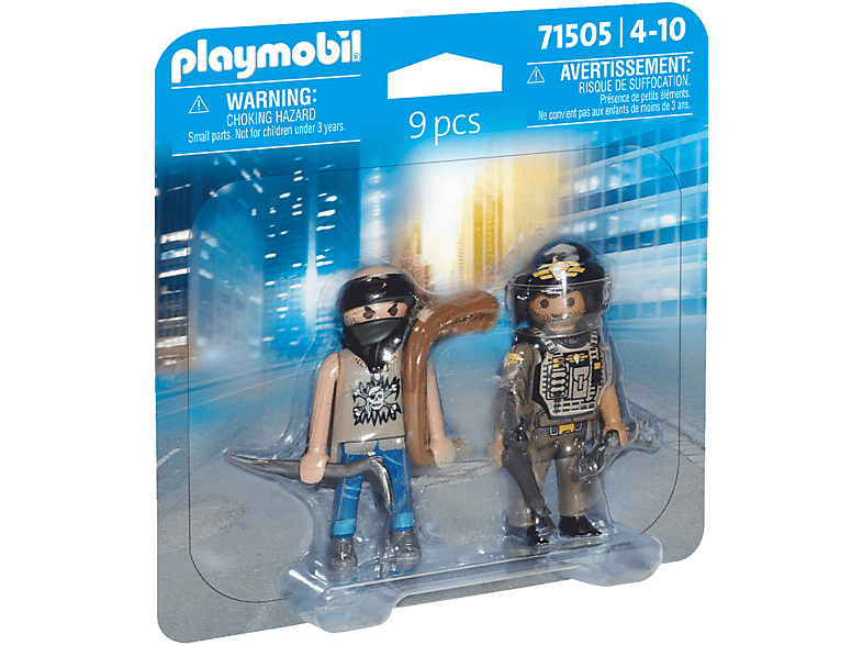 Playmobil 71505 City Action: SWAT & Bandit (Ab 4 Jahren); Spielset