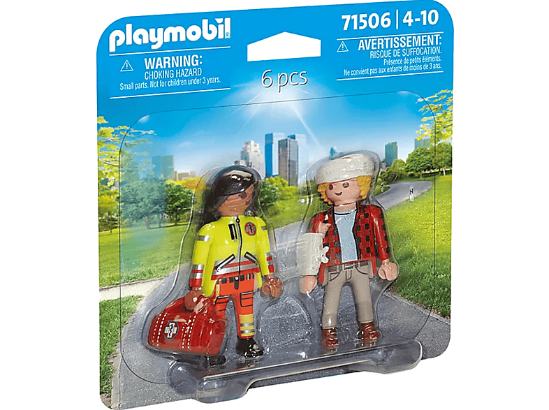 Playmobil 71506 My Life: Sanitäterin mit Patient (Ab 4 Jahren); Spielset