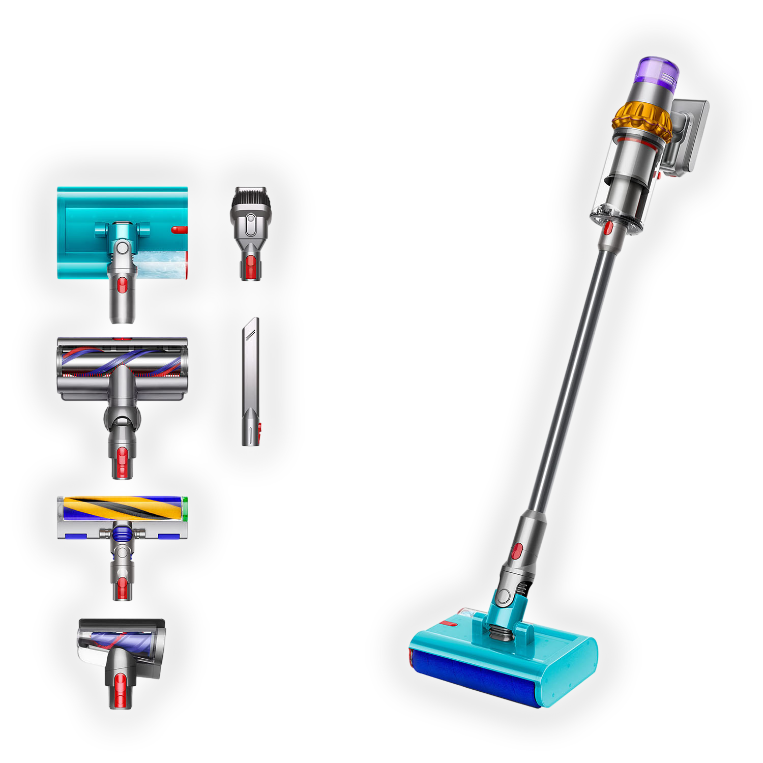 DYSON V15s DETECT SUBMARINE  scopa elettrica senza filo, Senza sacco, 660 W
