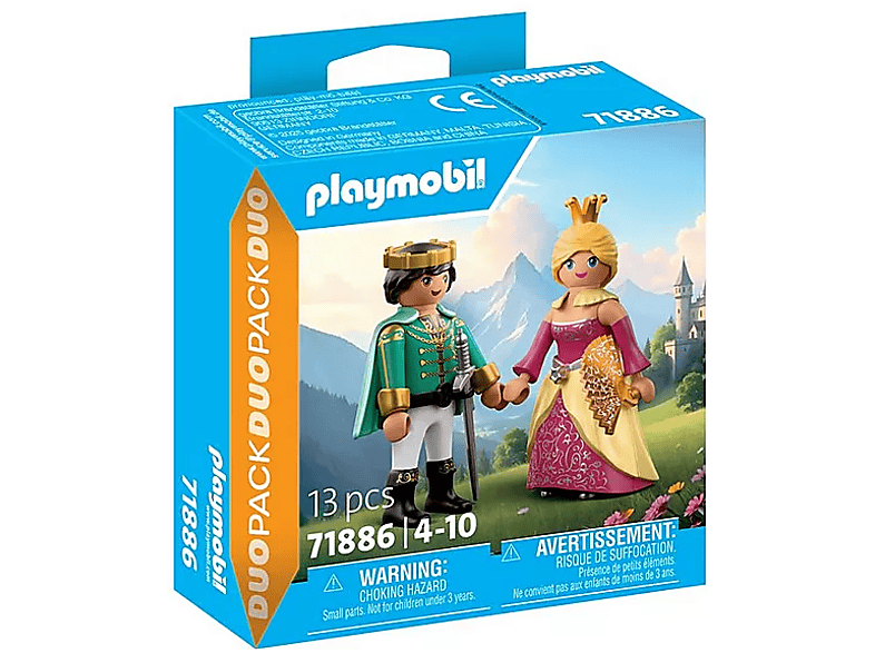 PLAYMobil 71886 Princess Magic: DuoPack Prinz und Prinzessin (Ab 4 Jahren); Spielset