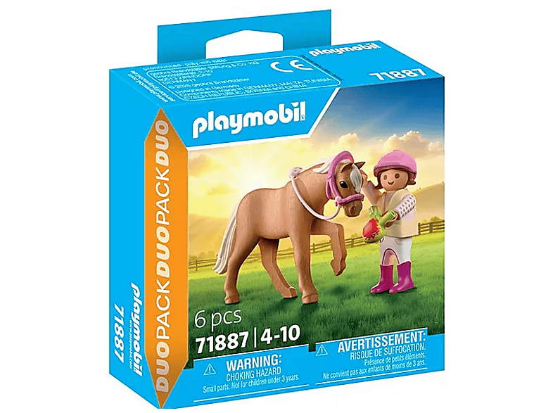PLAYMobil 71887 DuoPack: Mädchen mit Pony (Ab 4 Jahren); Spielset