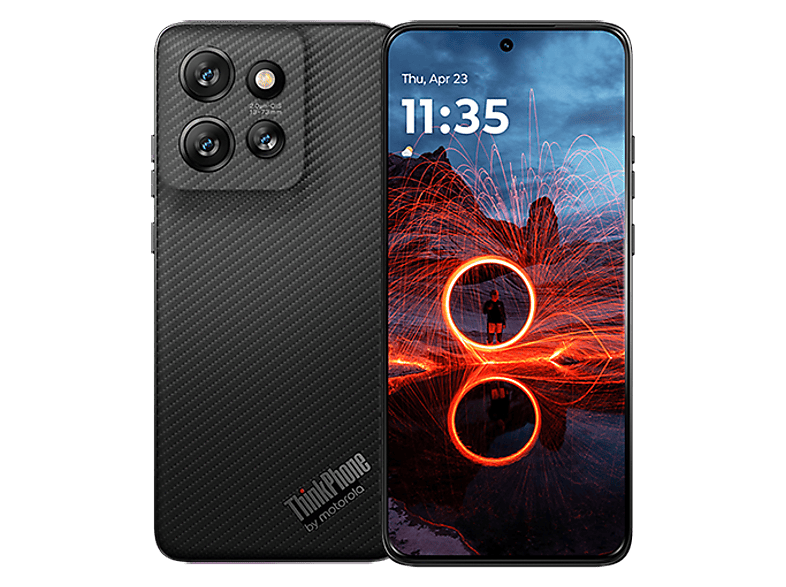 motorola ThinkPhone25 Profesional, Negro, 256 GB, 8 GB RAM, 6.36 P-OLED 120 Hz, MediaTek 7300, 4310 mAh