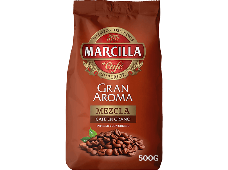 Café en grano - Marcilla Gran Aroma Mezcla, 500g