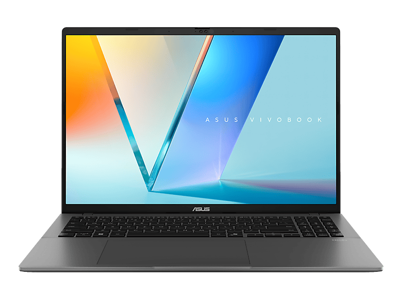 ASUS Vivobook S 16 M3607HA-SH080W, Notebook, mit Display, AMD Ryzen™ 7 260 Prozessor (16 MB Cache, bis zu 5.1 GHz), GB RAM, 1 TB SSD, Radeon™ 780M, Matte Gray, Windows 11 Home