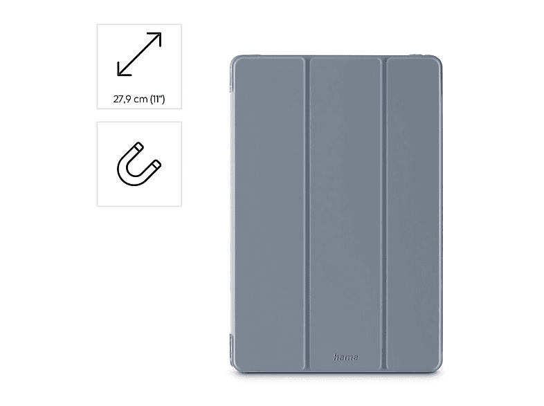 Thumbnail - HAMA Fold Clear, Bookcover, Samsung, Galaxy Tab A9+/A11+ (11"), Flieder