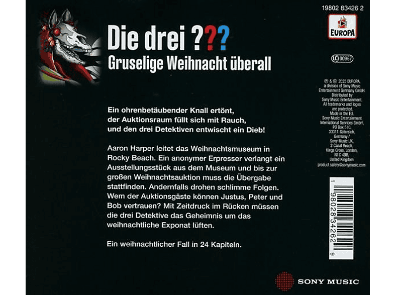 Die Drei ??? - Adventskalender - Gruselige Weihnacht überall [CD] — Foto 2 von 2