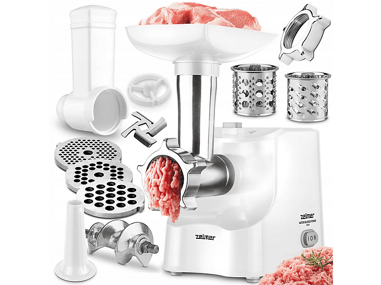 Maszynka do mięsa ZELMER ZMM1540B Szatkownica – zdjęcie 2