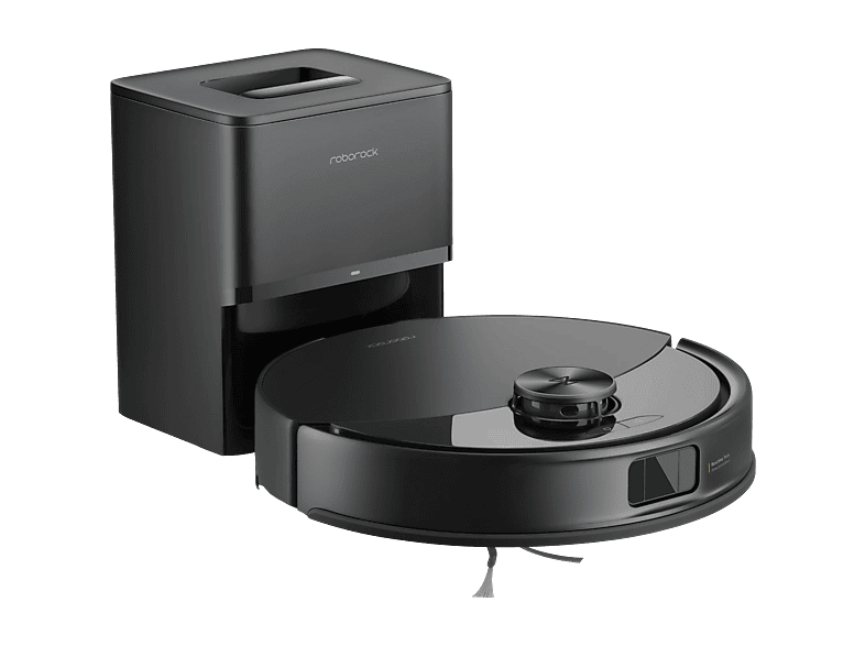 Roborock Q10 VF+ Black Staubsaugerroboter mit Absaugstation, Saugroboter mit Wischfunktion (Schwarz , Laufzeit: 240 min, mit Absaugstation)