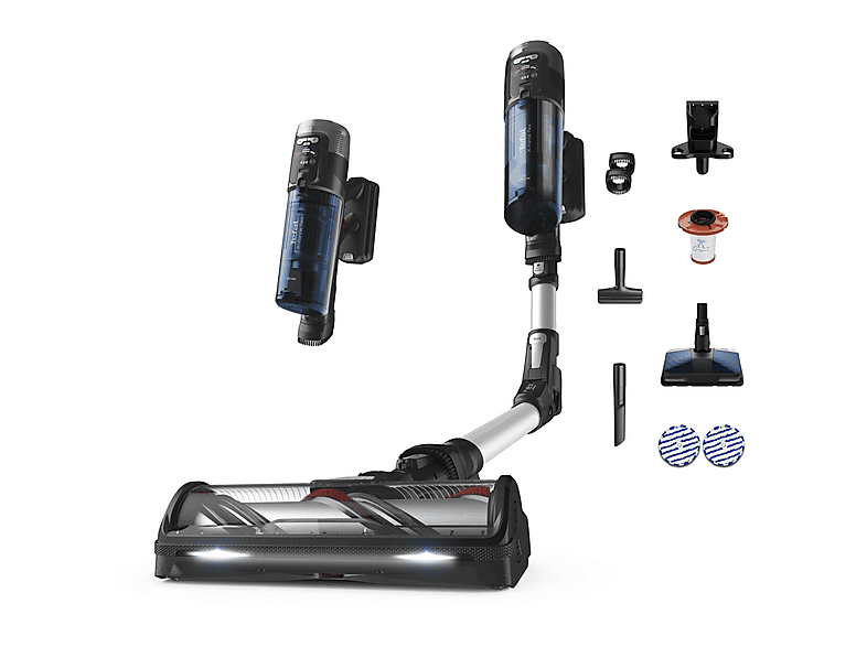 Tefal X-Force Flex 13.60 TY9AC1 60min Funkcja mycia AeroSpin Aqua Wymienny akumulator