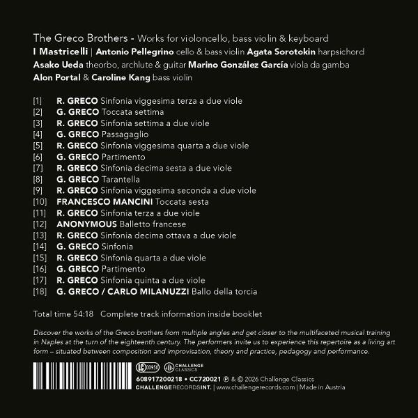 Text auf schwarzem Hintergrund. Listen von Musikkompositionen und Künstlernamen.