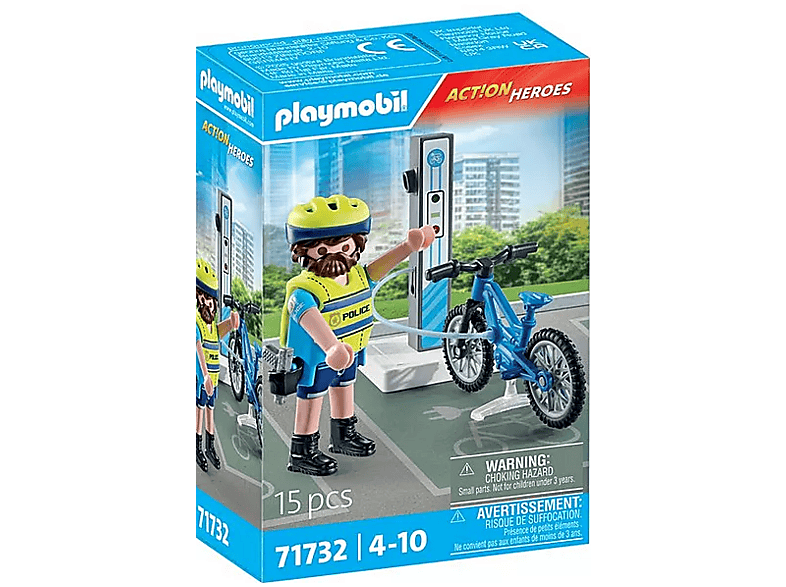 Playmobil 71732 City Action: Polizei Fahrradstreife (Ab 4 Jahren); Spielfigur