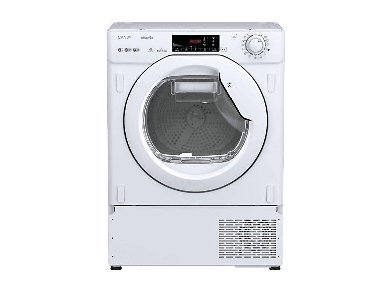 Candy Bctd H7A2Te-S Asciugatrice Incasso, Caricamento frontale, Profondità 49,2 cm, Bianco, Classe E