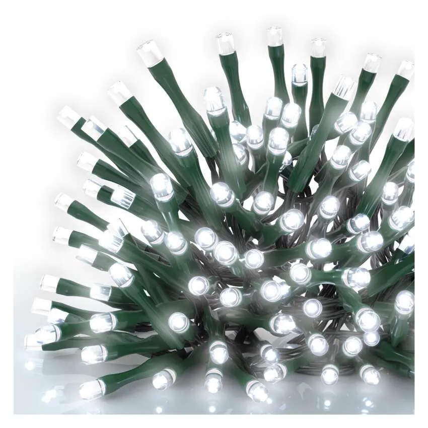 EMOS LED karácsonyi fényfüzér, 50 m, időzítős, programozható, kül- és beltéri, hideg fehér (D4AC26)