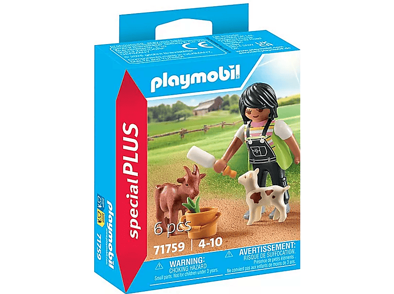Playmobil 71759 Special Plus: Frau mit Ziegen (Ab 4 Jahren); Spielfigur