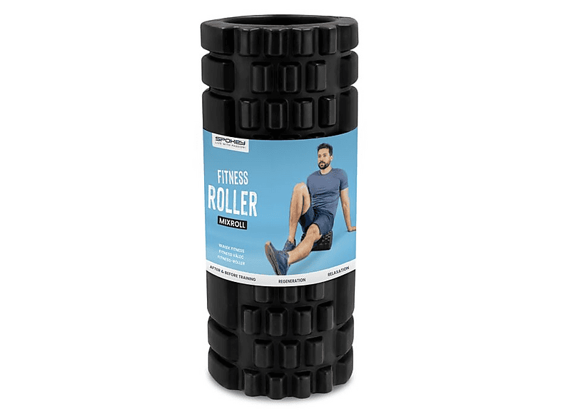 Wałek do masażu SPOKEY MIXROLL Czarny – zdjęcie 3
