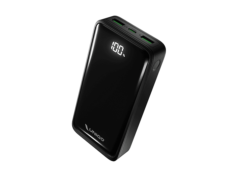 Power Bank UNIQO LCD 20000mAh con USB-A e Type-C Power Delivery 20W