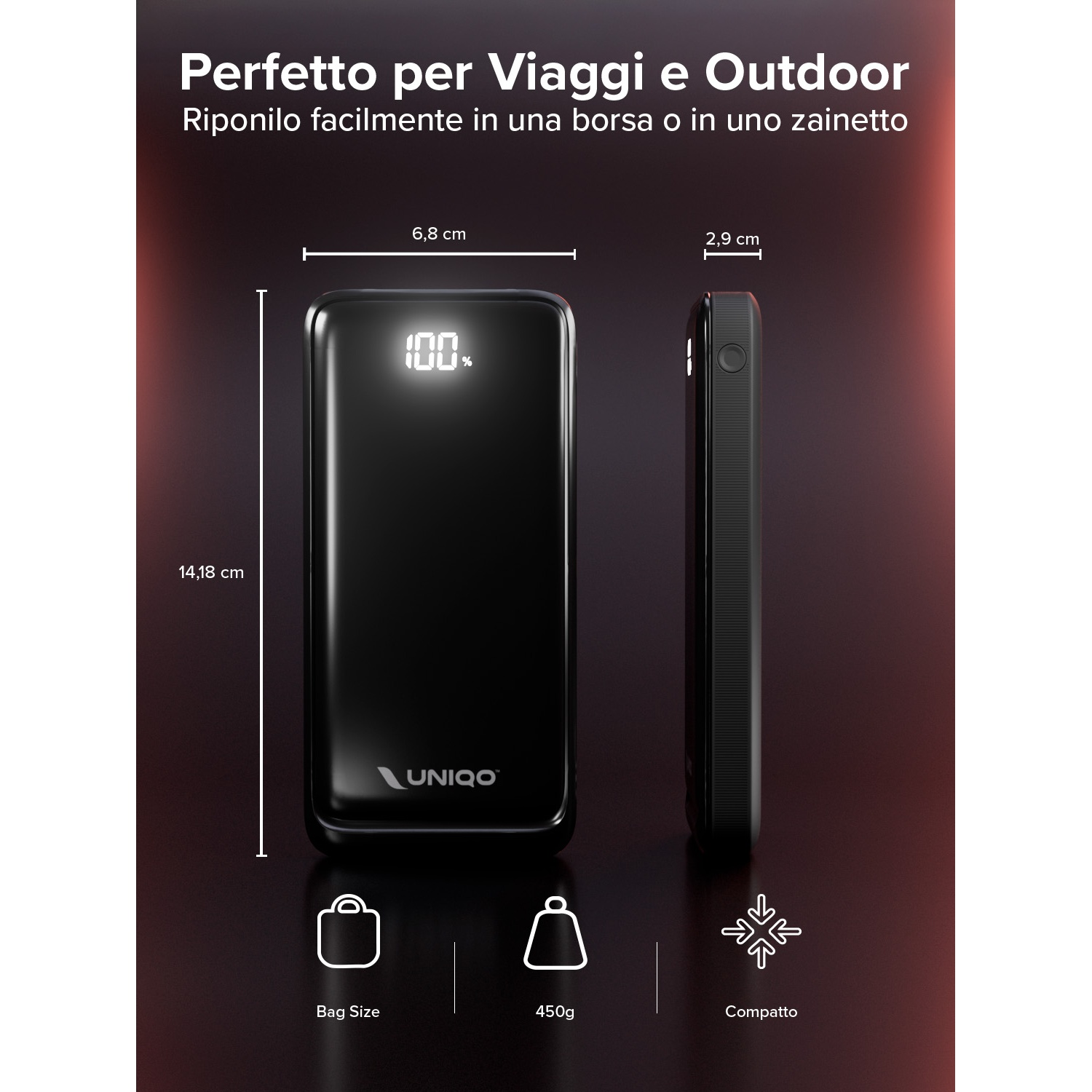 L'Ifory 40.000 mAh con ricarica rapida da 100 W è in crowdfunding