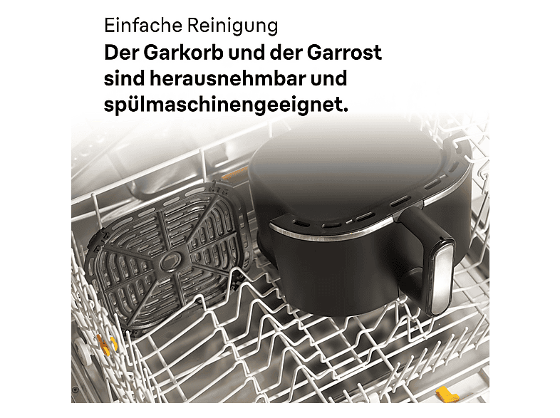 Thumbnail - BRAUN MultiFry 5 HF 5075I BK mit PFAS-freier Keramikbeschichtung des Garkorbs, Heißluftfritteuse