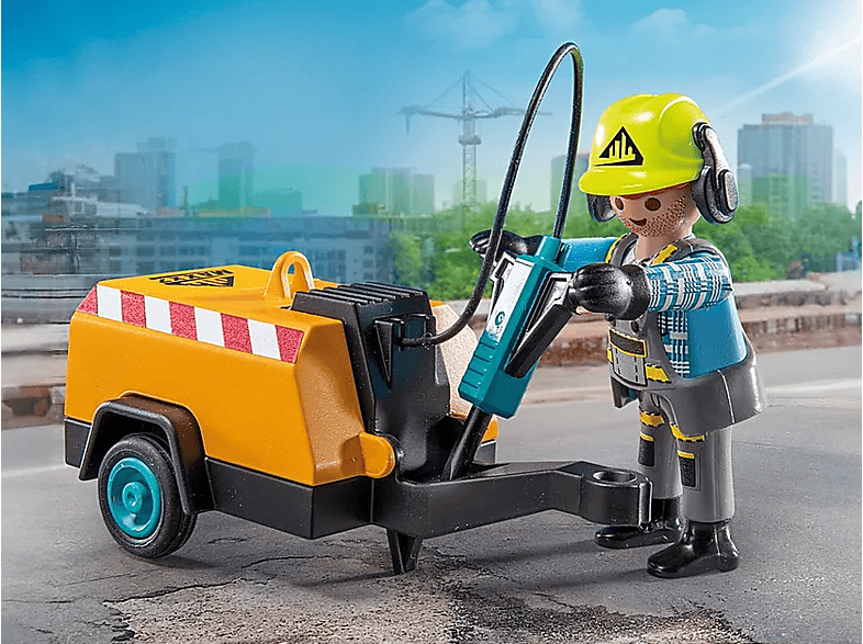 Playmobil 71752 City Action: Bauarbeiter mit Meißel (Ab 4 Jahren); Spielfigur — Foto 3 von 3