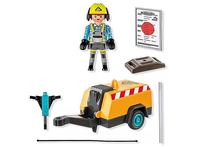 Playmobil 71752 City Action: Bauarbeiter mit Meißel (Ab 4 Jahren); Spielfigur — Foto 2 von 3