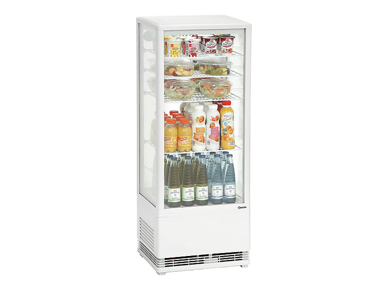 Thumbnail - BARTSCHER Mini-Kühlvitrine 98L Kühlschrank (C, 1105 mm hoch, Weiß)