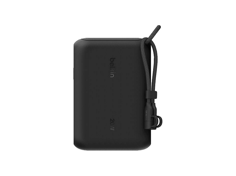 Powerbank - Belkin BPB027hqBK, 10000 mAh, 2x USB-C, Pantalla LED, 20W, Negro