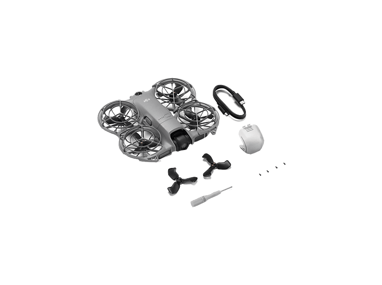 Dron - DJI Neo 2, Sensor CMOS 1/2” 12 MP, 19 min Autonomía, WiFi, GB Memoria, Gris