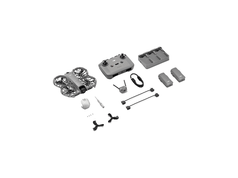 Dron - DJI Neo 2 Fly More Combo, Sensor CMOS 1/2” 12 MP, 19 min Autonomía, WiFi, GB Memoria, Gris