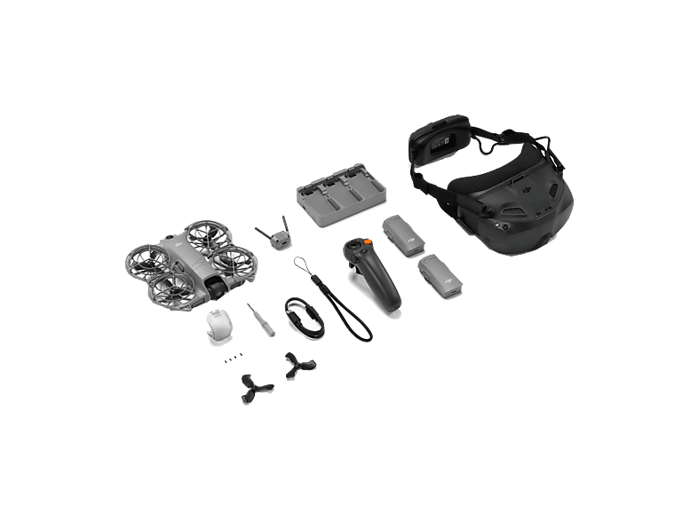Dron - DJI Neo 2 Motion Fly More Combo, Sensor CMOS 1/2” 12 MP, 19 min Autonomía, WiFi, GB Memoria, Gris