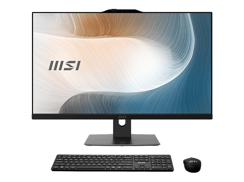 MSI Modern AM272P 1M-836DE All-in-One-PC 27 Zoll, Full-HD, Intel® Core™ 5 Prozessor 120U, 8 GB RAM, Windows 11 Pro, Schwarz