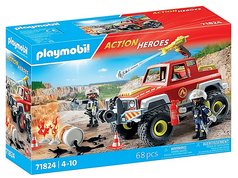 Playmobil 71824 Action Heroes: Feuerwehrtruck (Ab 4 Jahren); Spielfigur