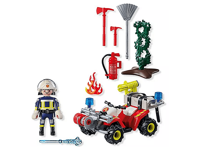 Playmobil 71825 Action Heroes: Feuerwehr Quad löscht Heckenbrand (Ab 4 Jahren); Spielfigur — Foto 2 von 2