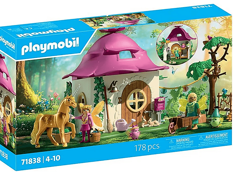 PLAYMOBIL 71838 Magic Unicorns: Gemütliches Feenzuhause mit Goldeinhorn ...