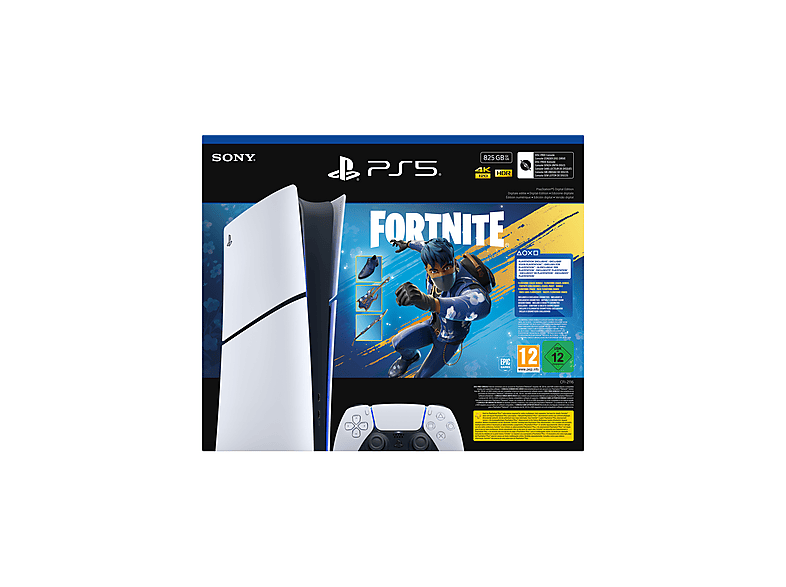 Thumbnail - SONY PS5 Digital-Edition 825 GB – Fortnite Erblühendes-Chaos-Bundle
