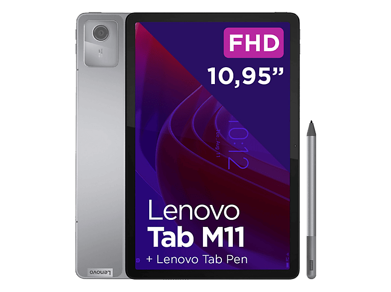 PRODUKT PO EKSPOZYCJI - Tablet LENOVO Tab M11 Wi-Fi 8GB 128GB Szary (Luna Grey) ZADA0297PL + Lenovo Pen
