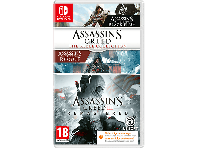 Nintendo Switch Assassin's Creed The Rebel Collection (Código en la caja)