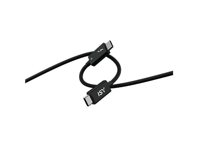 ISY IUC-1030 Câble USB-C vers Thunderbolt 4 0.8m Noir