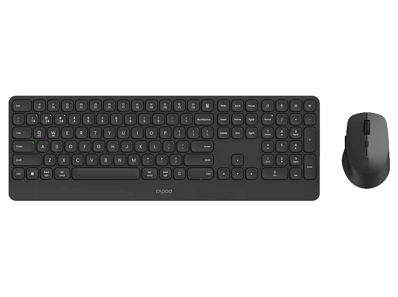 Zestaw klawiatura + mysz RAPOO 9390M Czarny