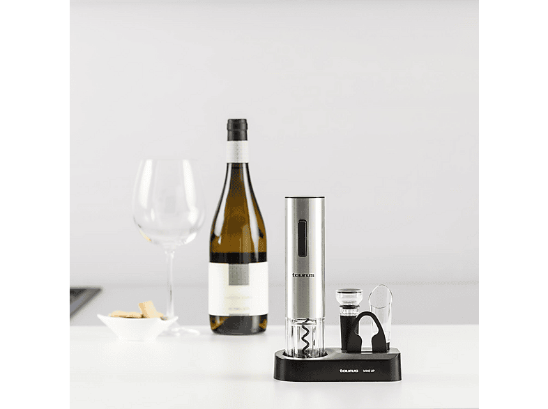 Elektryczny otwieracz do wina TAURUS 963401000 Srebrny – zdjęcie 2