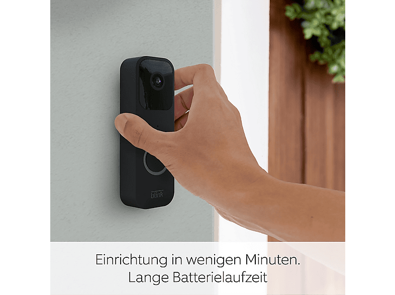 Thumbnail - BLINK Video Doorbell Schwarz Türklingel